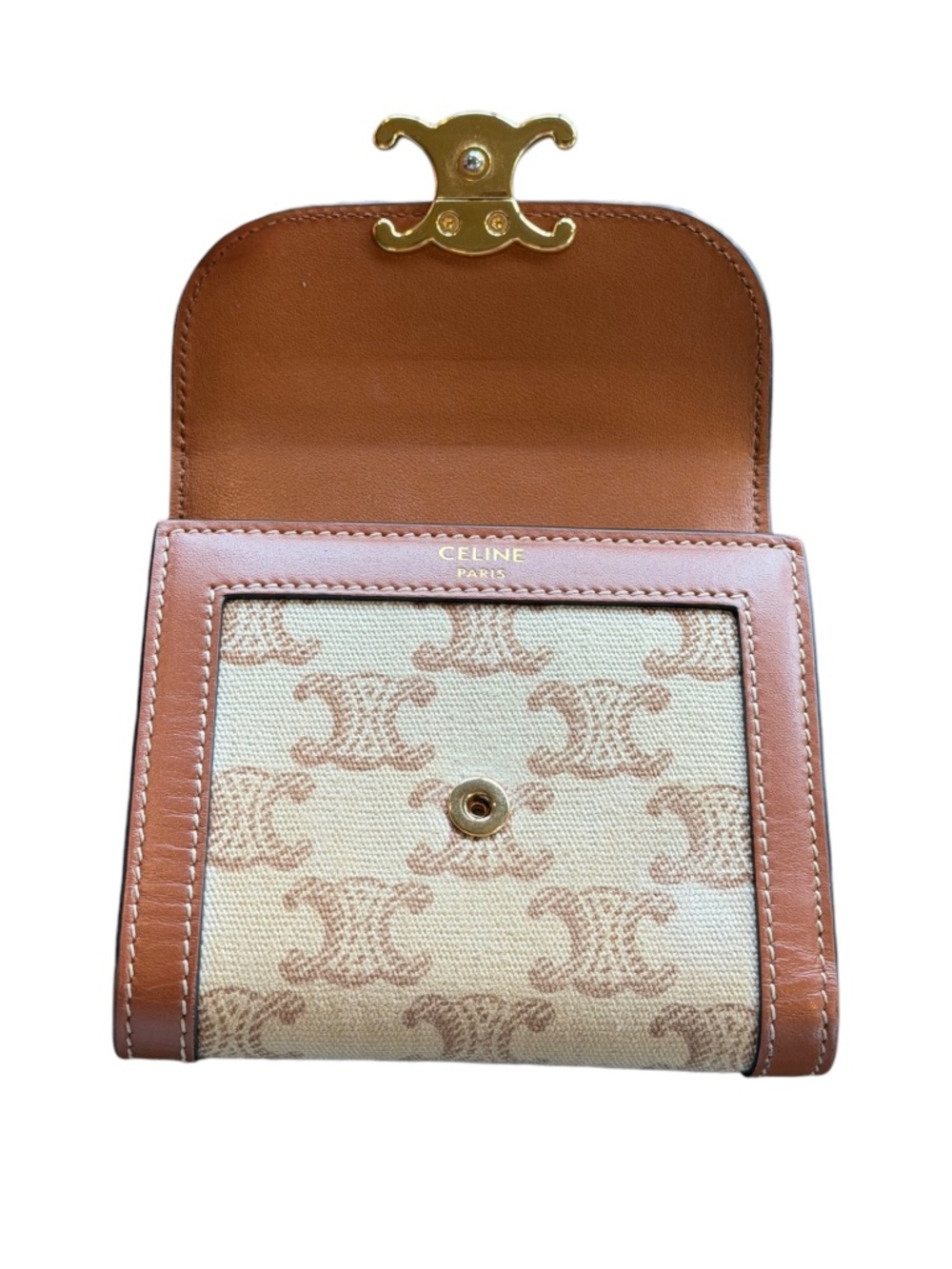 Celine Triomphe Small Flap Wallet - Picture 4 of 8